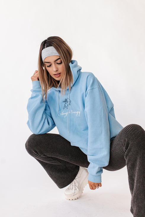 Angel Energy Hoodie// Blue